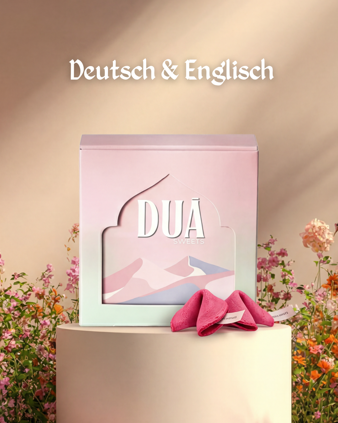 Duā Sweets Pinke Keksbox | Deutsch & Englisch