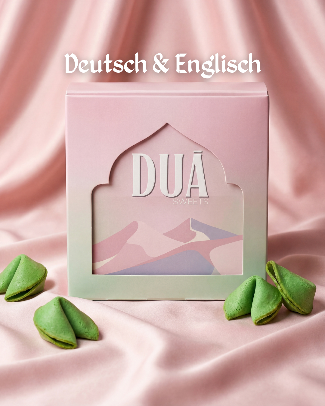 Duā Sweets Grüne Keksbox | Deutsch & Englisch